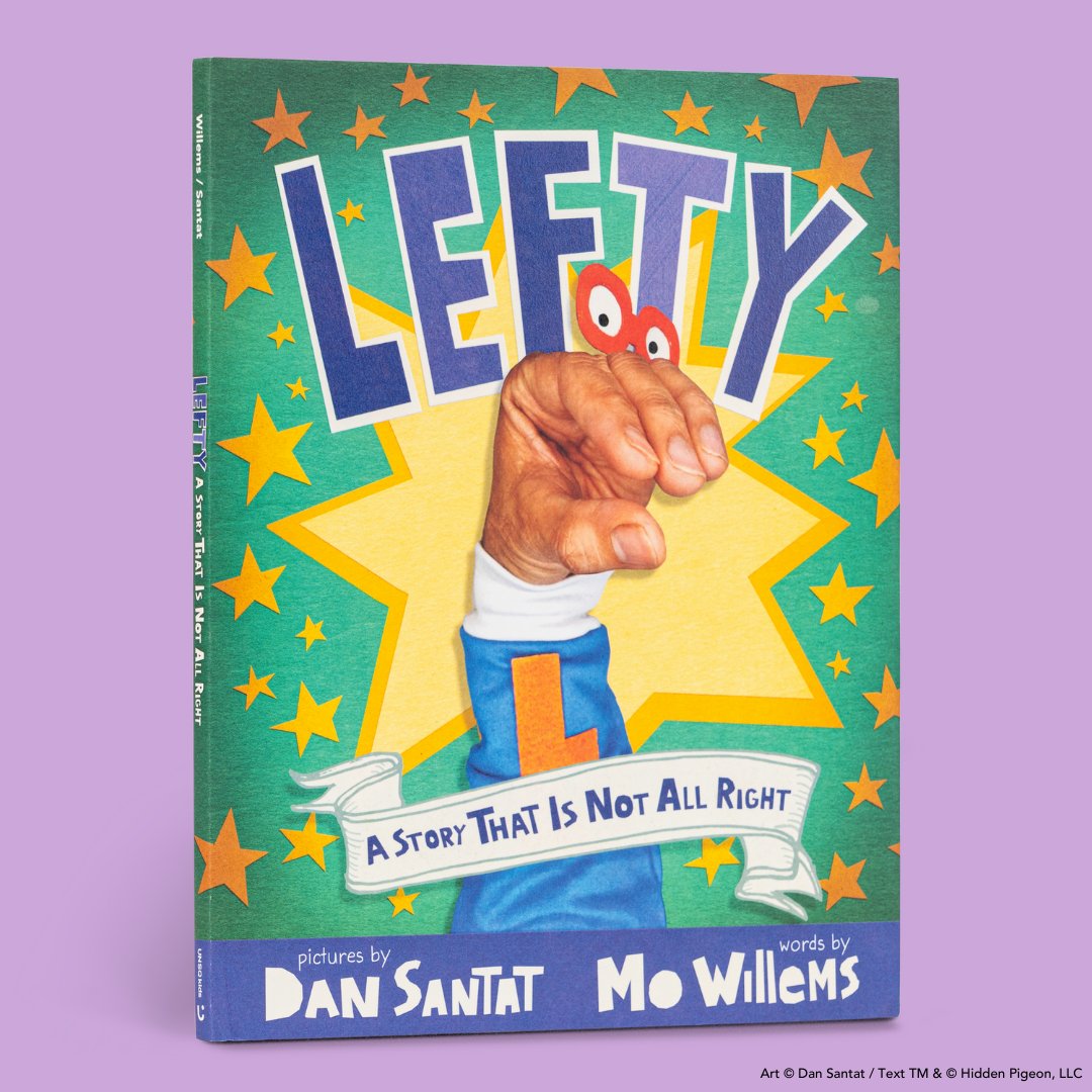 Union Square Kids (@unionsquarekids) on Twitter photo #1 New York Times bestselling, award-winning author Mo Willems and Caldecott Medal winner and National Book Award winner Dan Santat join hands in this innovative picture book about lefties (and righties)! On sale 12/3!
ow.ly/yBIN50U4nWw #1 New York Times bestselling, award-winning author Mo Willems and Caldecott Medal winner and National Book Award winner Dan Santat join hands in this innovative picture book about lefties (and righties)! On sale 12/3!
ow.ly/yBIN50U4nWw