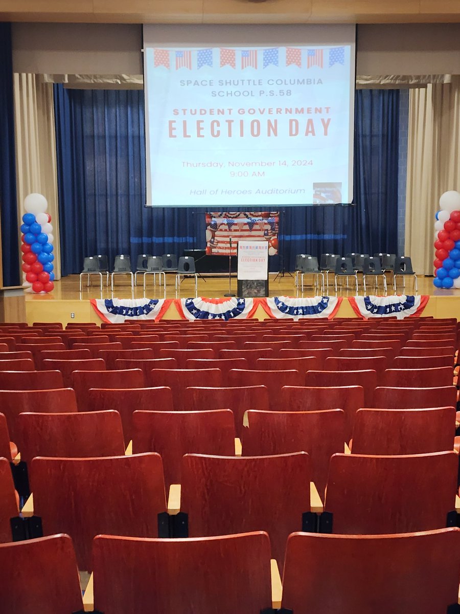 Election Day <a href="/PS58RSSColumbia/">PS58R SS Columbia School</a> ! Good luck to all of the candidates <a href="/GregoryRocco58/">Gregory Rocco</a> <a href="/MrLuisiSSC58/">Joe Luisi</a> <a href="/MrsFisher58/">Deana Guarella Fisher</a> <a href="/DocPalton/">Doc Palton</a> <a href="/CSD31SI/">CSD31StatenIsland</a>