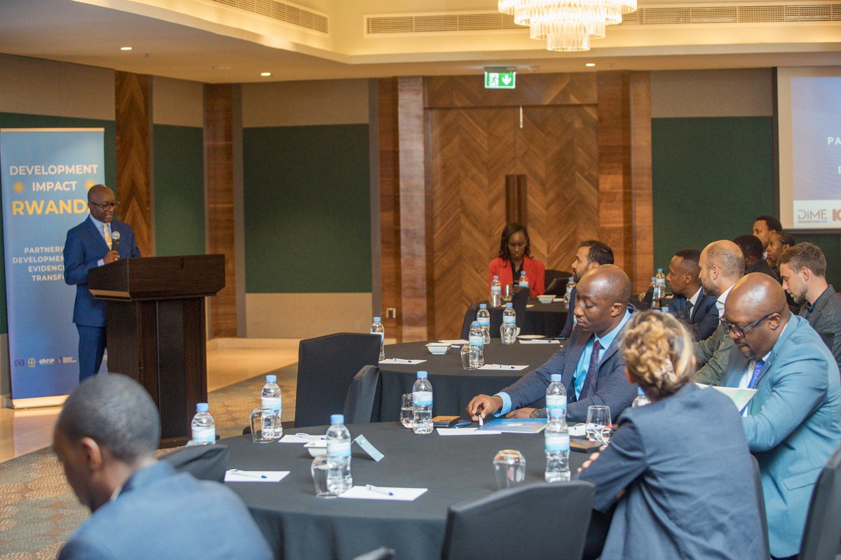 sahr_kpundeh's tweet photo. Excited to attend a @WB_Rwanda knowledge sharing event in collaboration with @RwandaGov institutions, led by @WorldBank's Development Impact Evaluation (DIME) team. The focus is on optimizing infrastructure and leveraging data to drive growth and innovation in the private sector. https://t.co/gGZDzeFG1X