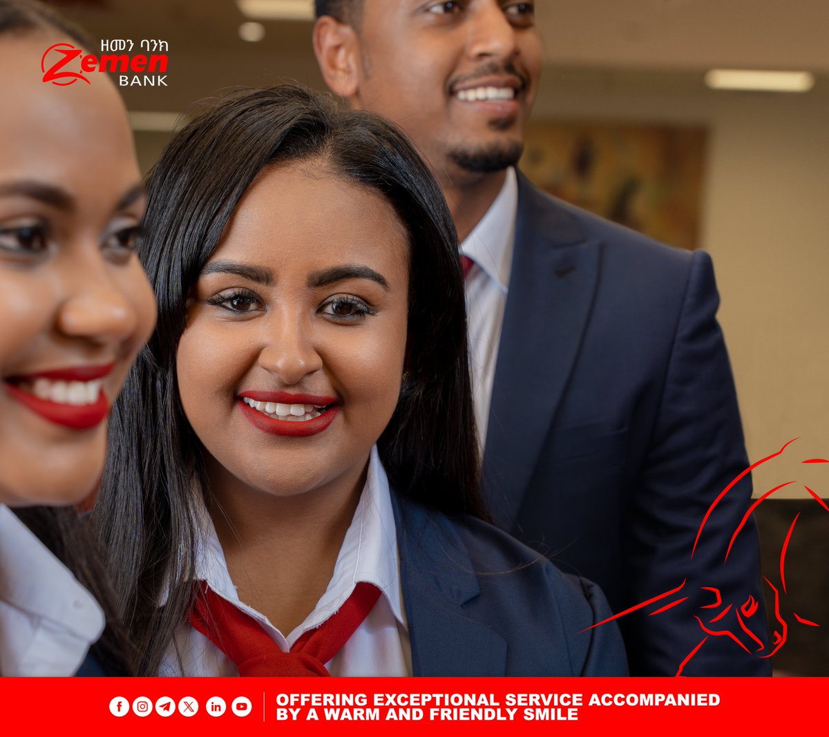s_zemen's tweet photo. We are dedicated to providing excellent service with a friendly smile where customers feel at home.
***
#ዘመንባንክ #Customerservice #Exceptionalservice #ZemenBank https://t.co/QQYDL3INrc
