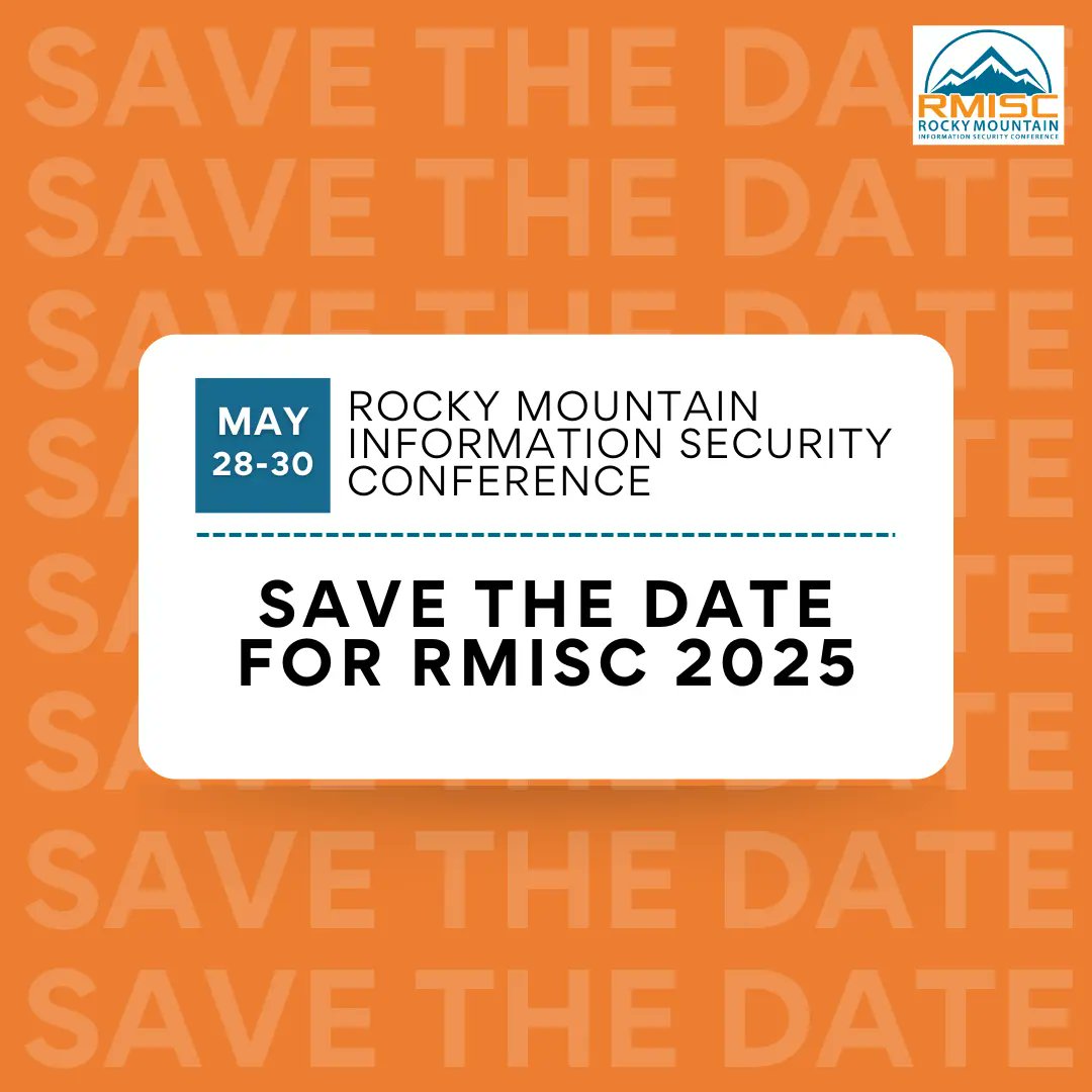 💡Don't miss out on expert speakers, insightful keynotes, and invaluable connections with industry leaders! 

Stay tuned for details here: rmisc.org