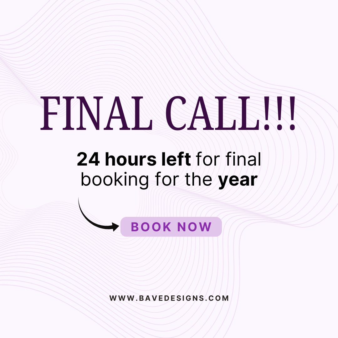 bavedesign's tweet image. This is your final chance to book an appointment for your website design projects before the year runs out.

CONTACT US: E-mail - info@bavedesigns.com

Call: +234 814 084 0447

#webdesign #webdeveloper #websitedesignerinlagos #shopifywebsitedesigner #webdesignerinnigeria