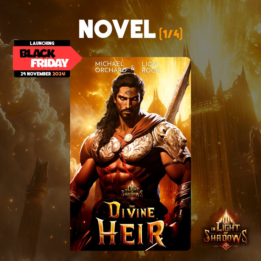 In Light of Shadows (@inlightgames) on Twitter photo 'The Divine Heir' - the first In Light of Shadows Novel of a 4 part series 📚 Dive deep into a new world of lore and strategic gameplay.
'The Divine Heir' will be available exclusively through <a href="/Kickstarter/">Kickstarter</a> on the 29th of November 2024. Secure your 20% discount here: 'The Divine Heir' - the first In Light of Shadows Novel of a 4 part series 📚 Dive deep into a new world of lore and strategic gameplay.
'The Divine Heir' will be available exclusively through <a href="/Kickstarter/">Kickstarter</a> on the 29th of November 2024. Secure your 20% discount here: