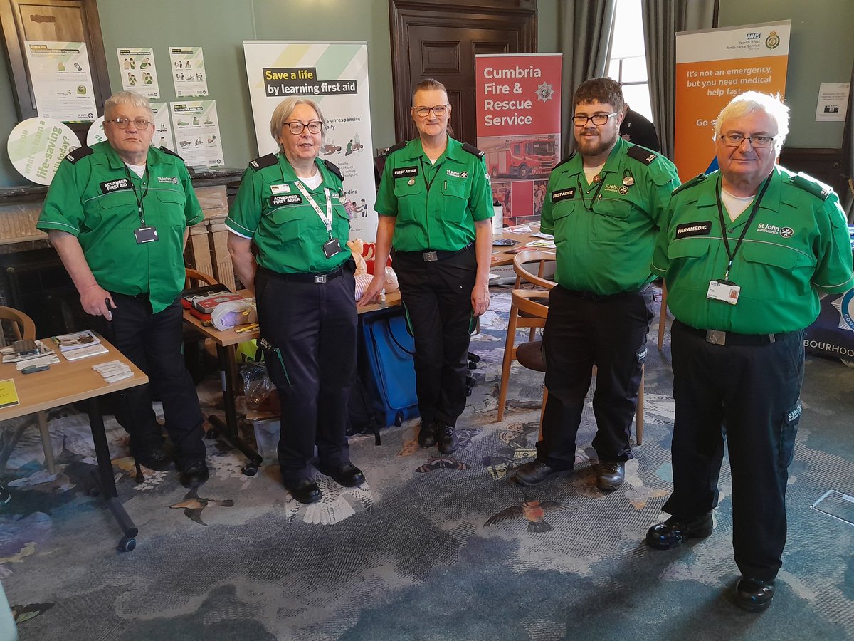 Matt Cooper (@mattcooperamb) on Twitter photo Huge thanks to the <a href="/stjohnambulance/">St John Ambulance England</a> volunteers who supported us at the <a href="/NWAmbulance/">North West Ambulance Service</a> awareness day in Kendal today. Great to see some familiar faces out promoting the work they do in the community. Fingers cross they signed up a few new volunteers for the network too! Huge thanks to the <a href="/stjohnambulance/">St John Ambulance England</a> volunteers who supported us at the <a href="/NWAmbulance/">North West Ambulance Service</a> awareness day in Kendal today. Great to see some familiar faces out promoting the work they do in the community. Fingers cross they signed up a few new volunteers for the network too!