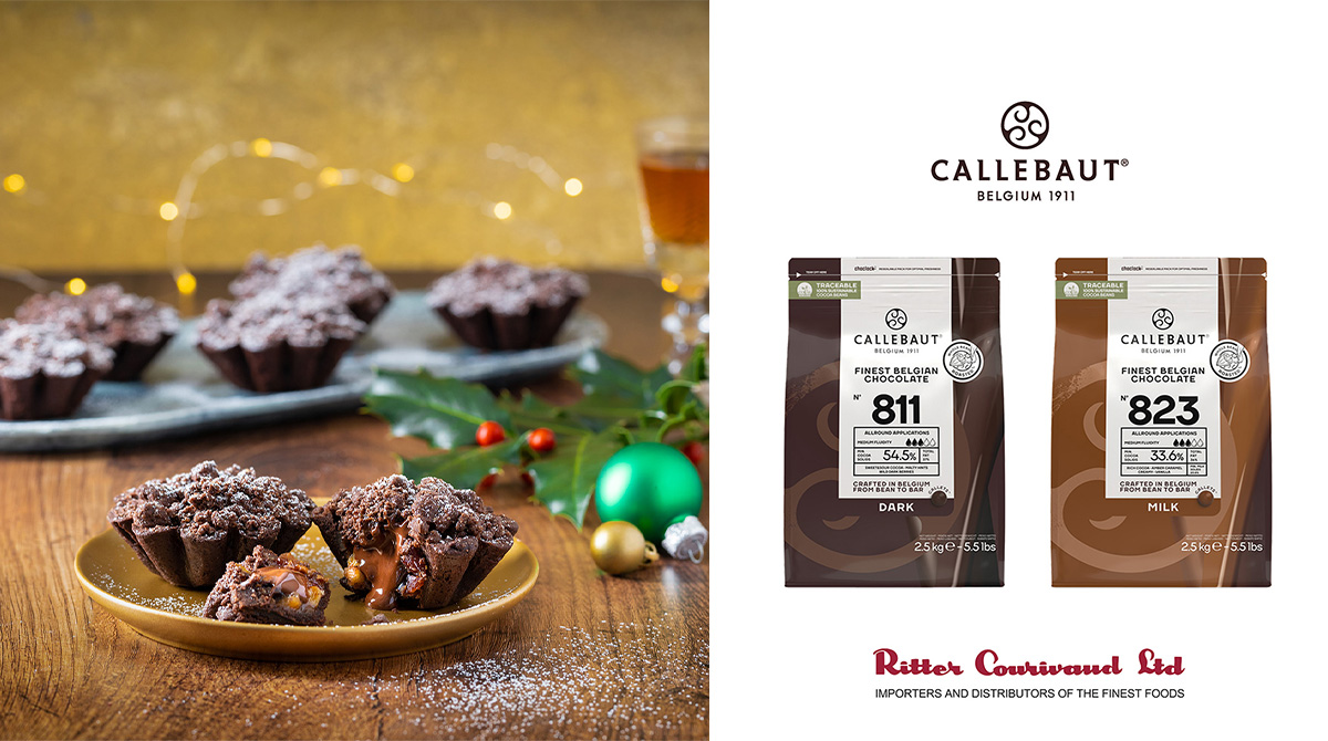 Delight your customers and drive your dessert sales this Christmas with these enticing Chocolate Mince Pies, made with Callebaut’s rich 811 Dark Chocolate and balanced 823 Milk Chocolate.
Find the full recipe here > callebaut.com/en-GB/chocolat…
#callebaut #rittercourivaud #mincepies