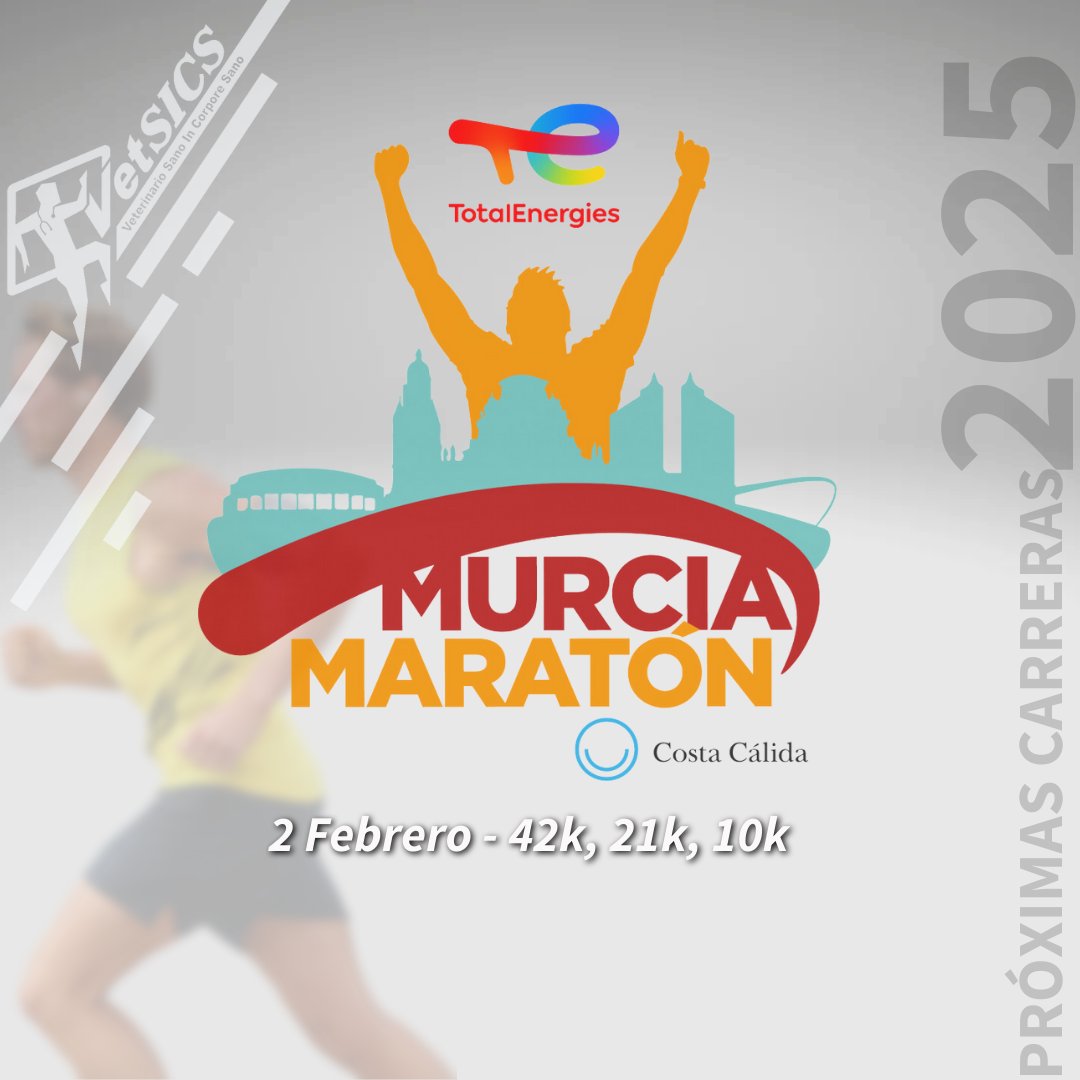 Fatroiberica's tweet photo. ¡Ya tenemos aquí las carreras VetSICS 2025! El 2 de Febrero estaremos en Murcia corriendo 42k, 21k o 10k 🏃, ¿te apuntas? entra en nuestra web y reserva tu plaza, ¡nos encargamos de todo!

Inscríbete en https://t.co/PhZtdH7dn4 https://t.co/trBLtwsBFM