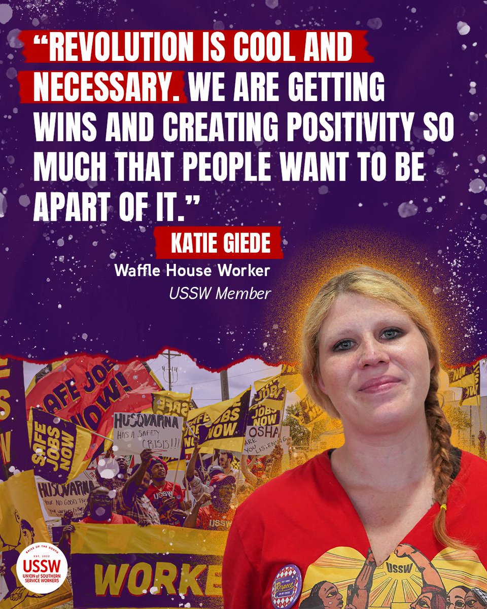 Want to join the movement? DM us!
#OrganizetheSouth #UnionsforAll
