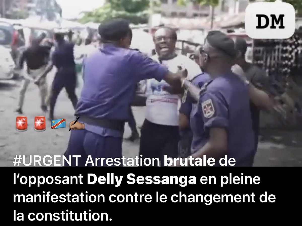 Cartesien243's tweet photo. Halte à l’intolérance 
L’honorable Delly Sesanga a été interpellé et brutalisé ce jeudi 14 / 11 / 2024 lors de la manifestation de son groupe contre le changement de la Constitution. 
     Aujourd’hui, nous condamnons ces pratiques comme nous les avions condamnées hier quand nous en étions aussi victimes.
    Dès lors que nous avons des arguments solides pour justifier la révision ou le changement de la constitution et que nous organisons des marches de soutien à l’initiative du Chef de l’ État, laissons aussi les opposants argumenter et manifester démocratiquement au risque de nous salir inutilement aux yeux de la communauté nationale et internationale.
    Dans tous les cas, la Constitution n’est pas une bible pour ne pas être révisée ou être changée .