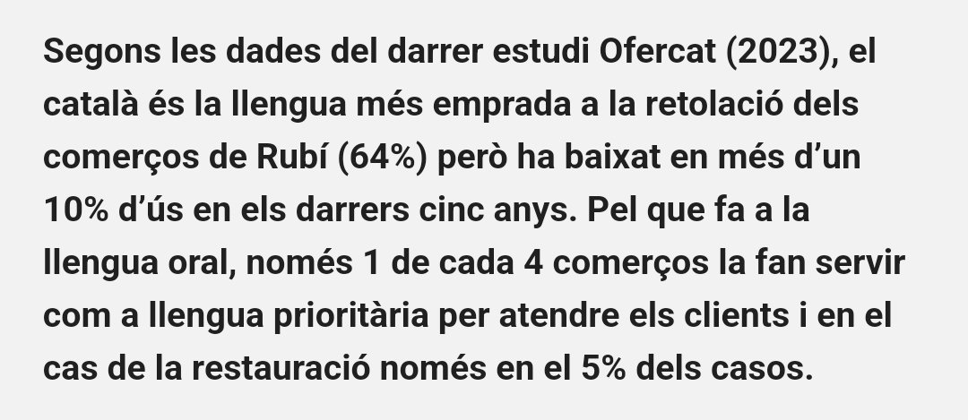 marinadols's tweet photo. Les dades parlen per si soles: el català es troba en emergència lingüística.

Cal ampliar recursos i pressupost a la bona feina del @cpnlcat i del servei local, perquè a #rubicity totes tinguem el dret i l'oportunitat d'aprendre'l.

Moció de l'@AUP_Rubi https://t.co/4HtFrl8nNw https://t.co/9bS1FXlXGW