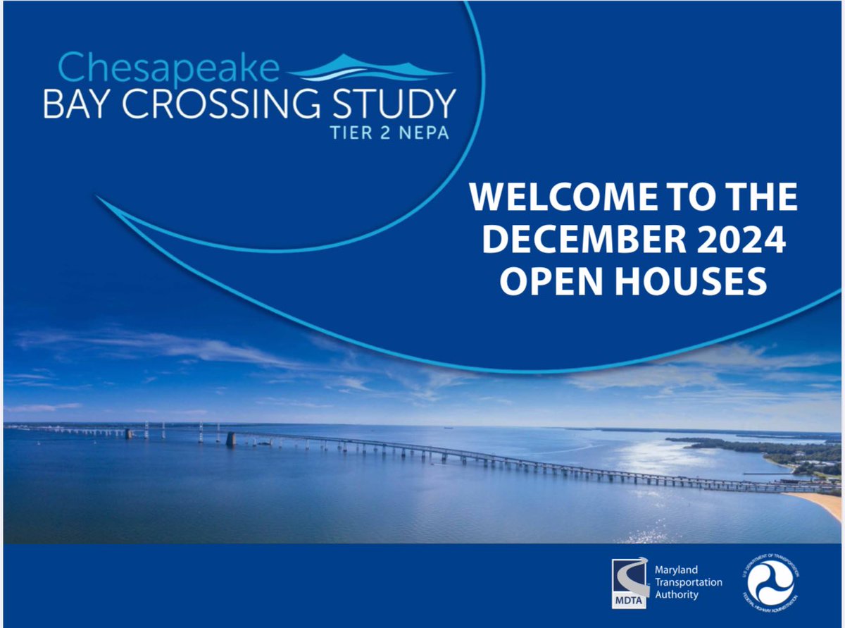 The State has released Bay Bridge Replacement Plans.
Please visit the website to review and see dates and times for Open Houses to provide your feedback.
baycrossingstudy.com/?fbclid=IwZXh0…