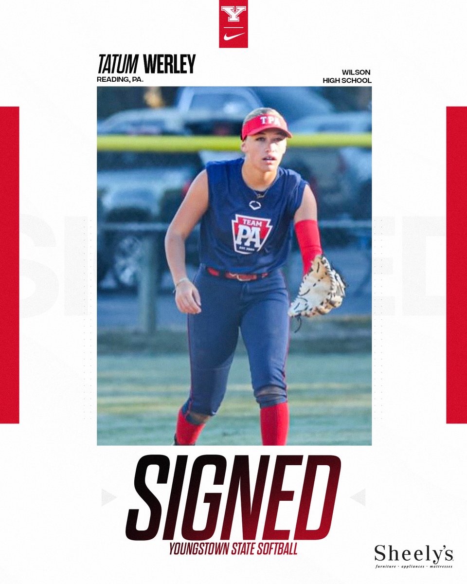 We're thrilled to announce that 𝓣𝓪𝓽𝓾𝓶 𝓦𝓮𝓻𝓵𝓮𝔂 has signed to join the Penguins Softball Family in 2025-26.

Werley was the 2024 Pennsylvania 6A Player of the Year and a first-team all-state selection.

#GoGuins