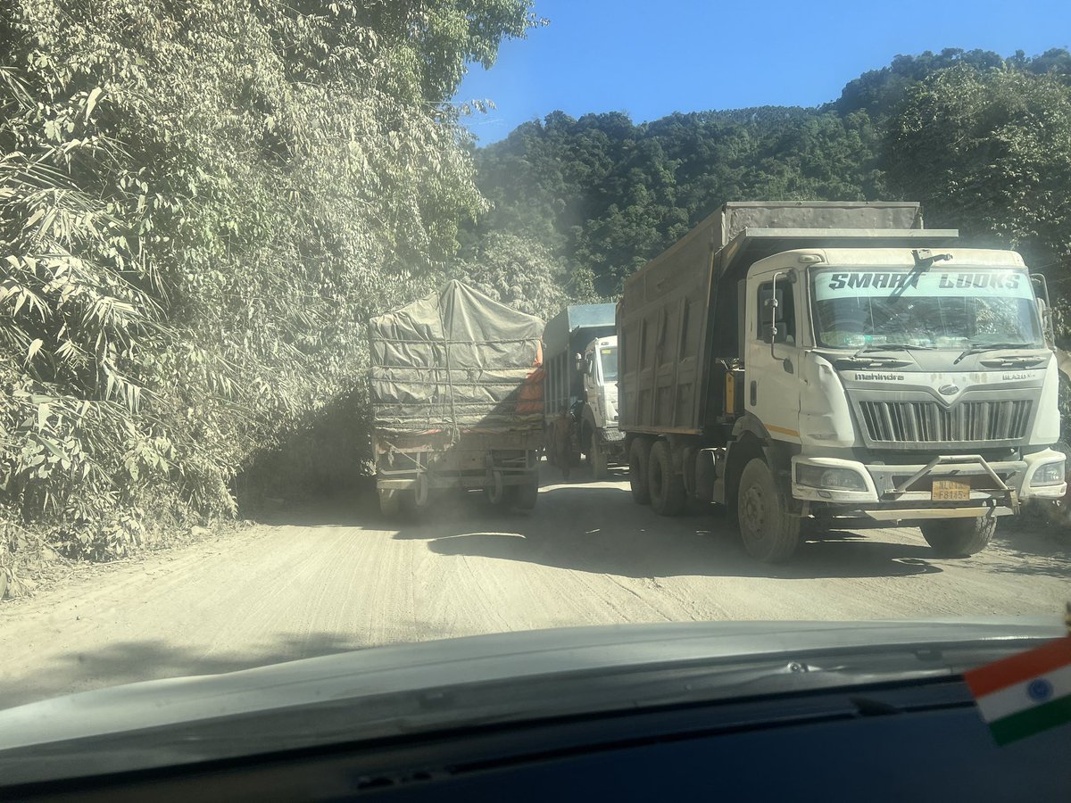 National Highways authorities seem to abandoned the NH 6. The road from Shillong to Kumarghat in Tripura in a terrible state. What happened ₹290 cr reportedly sanctioned by <a href="/nitin_gadkari/">Nitin Gadkari</a> last year?
<a href="/narendramodi/">Narendra Modi</a> 
<a href="/nsitharaman/">Nirmala Sitharaman</a> 
<a href="/nitin_gadkari/">Nitin Gadkari</a> 
<a href="/NHAI_Official/">NHAI</a>