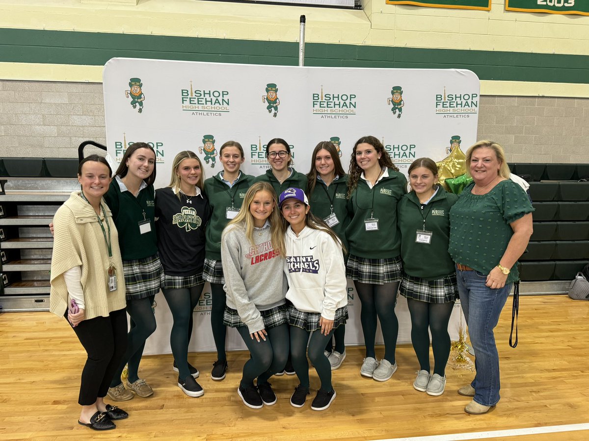 It’s official! ✍️✍️

<a href="/FeehanAthletics/">Bishop Feehan Athletics</a> 
<a href="/Feehan_GLax/">Bishop Feehan Girls Lax</a> 
<a href="/SMC_WLAX/">SMCWLAX</a>