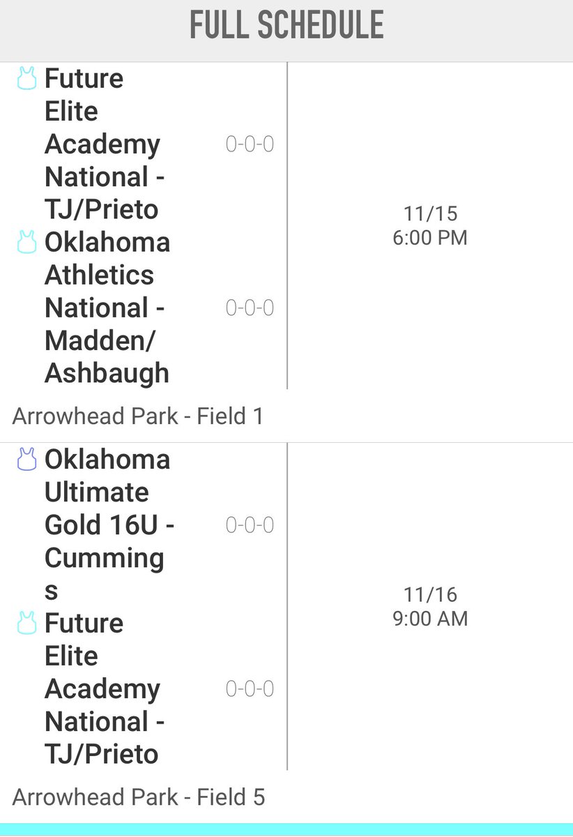 Kelsey Robertson (@kelseyrob2010) on Twitter photo Last Tournament the fall season in Broken Arrow,Oklahoma at Arrowhead Park!! Last Tournament the fall season in Broken Arrow,Oklahoma at Arrowhead Park!!