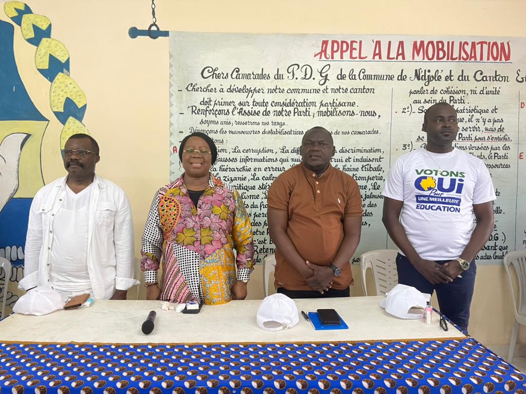 Lors de la rentrée politique du 12 au 19.10.24 à Lbv, le PDG a officiellement annoncé son soutien au « oui » durant le référendum.  En tant que SGA 1, j'ai collaboré avec les structures de base pour expliquer aux militants l'importance de ce scrutin et les enjeux du vote.