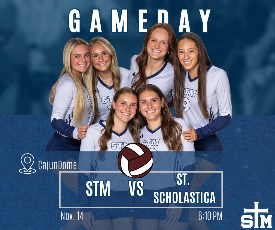 Game Day Alert:
- Volleyball LHSAA Quarterfinals at the CajunDome
Geaux Cougars!
<a href="/STMCatholicHS/">St. Thomas More</a> <a href="/CougarVballers/">Cougar Volleyball</a>