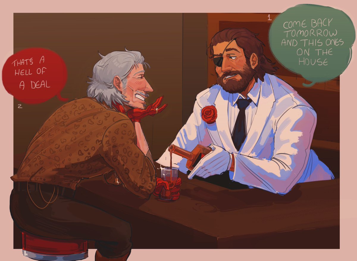 bosselot from a little AU i have with <a href="/saintjarna/">felix</a> #mgs