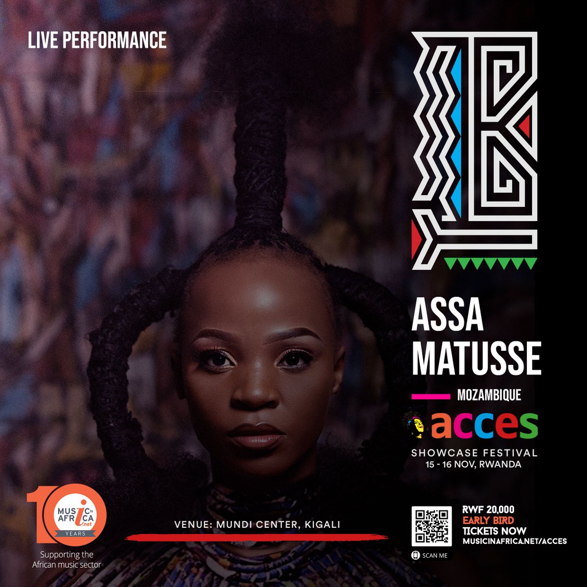 British Council Rwanda (@rwbritish) on Twitter photo Mozambican songstress @assamatusse, affectionately known as the “Girl from the Neighbourhood,” brings her soulful voice and genre-bending sound to the #ACCES2024 Showcase Festival in Kigali, Rwanda. 
Secure your spot now: bit.ly/3zJmH6s Mozambican songstress @assamatusse, affectionately known as the “Girl from the Neighbourhood,” brings her soulful voice and genre-bending sound to the #ACCES2024 Showcase Festival in Kigali, Rwanda. 
Secure your spot now: bit.ly/3zJmH6s
