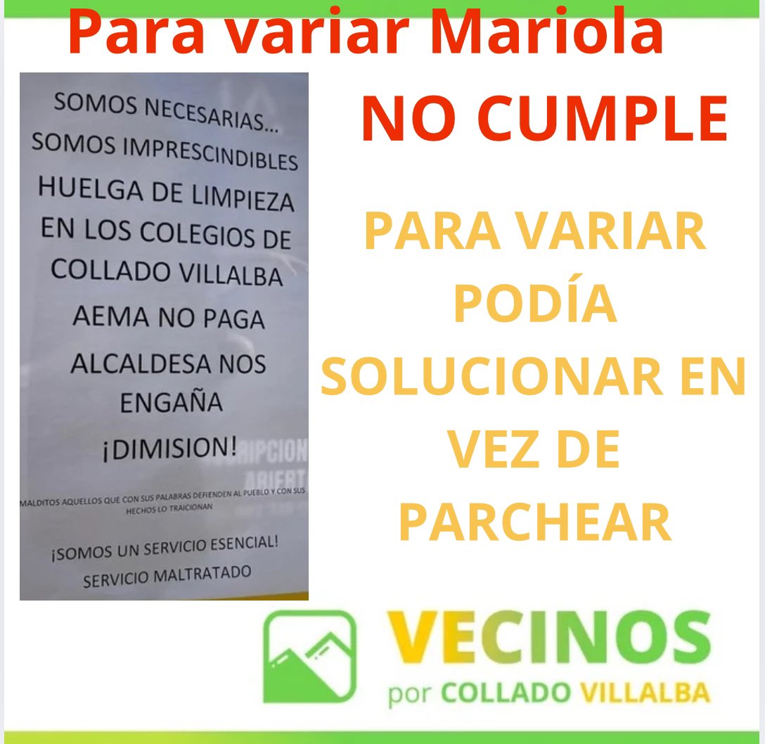 Vecinos por Collado Villalba tweet media