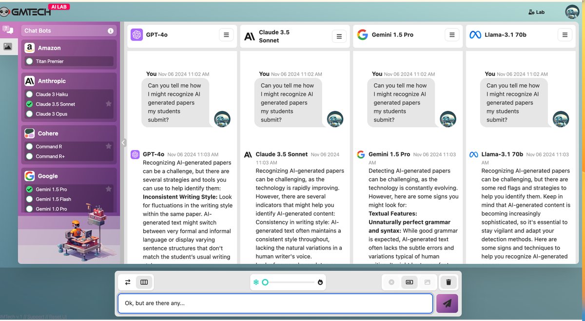 techlearning's tweet image. GMTech Gives Access to Multiple AI Models At Once. What Does That Mean For Educators? trib.al/nS53lMR