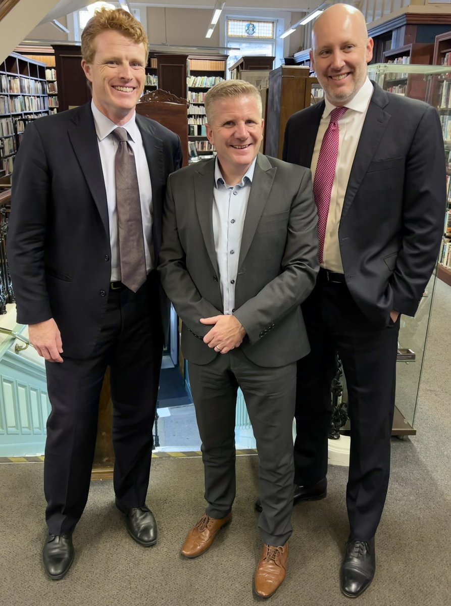 1/3 The Commissioner met with US Special Envoy <a href="/joekennedy/">Joe Kennedy III</a> on Thursday during his final visit to NI in the role. 

They discussed the legacy of the conflict and its ongoing impact on children and young people, as well as how US intervention has aided in mending relationships.