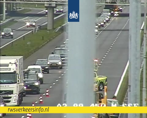 Onwelwording op de A2 bij knooppunt Deil zorgt voor vertraging