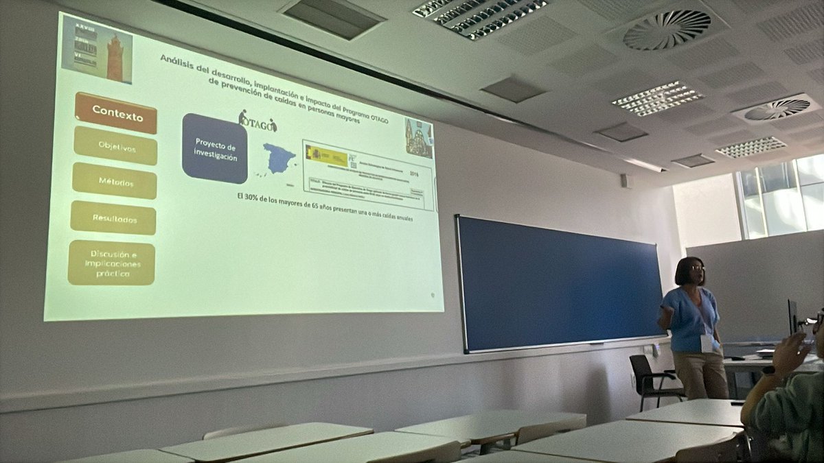 Presentamos Análisis del Programa de ejercicio físico para prevención de caídas en > 65 años, 2020-2024.
Mejora ABVD, fuerza, equilibrio y en miedo a caer
💪🏽💚Más AP con OTAGO entre sus programas de prevención 
<a href="/AreaUnoArrixaca/">Área 1 Arrixaca</a> 
<a href="/Area2Cartagena/">@Area2Cartagena</a> 
<a href="/Area6VegaMedia/">Área 6 Vega Media</a> 
<a href="/Area7ReinaSofia/">Area7ReinaSofía</a>