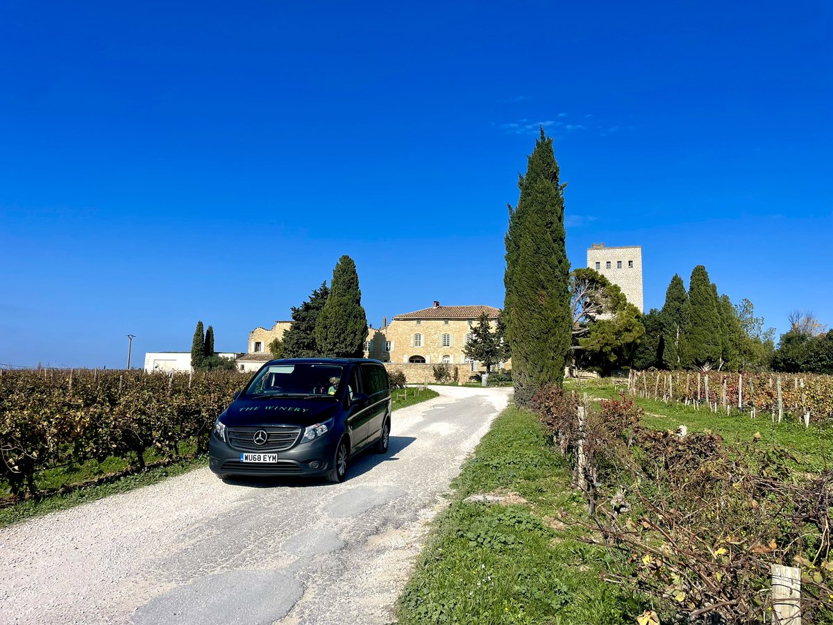 Meet Eve &amp; Patrick Brunel of Château de la Gardine. We love their Tradition bottlings. Yes, very traditional - just the way we like it! We came back the following day to pick up 2 vintages of Châteauneuf-du-Pape, vigorous 2021, plush 2011, CDP white &amp; Rasteau from old vineyards.