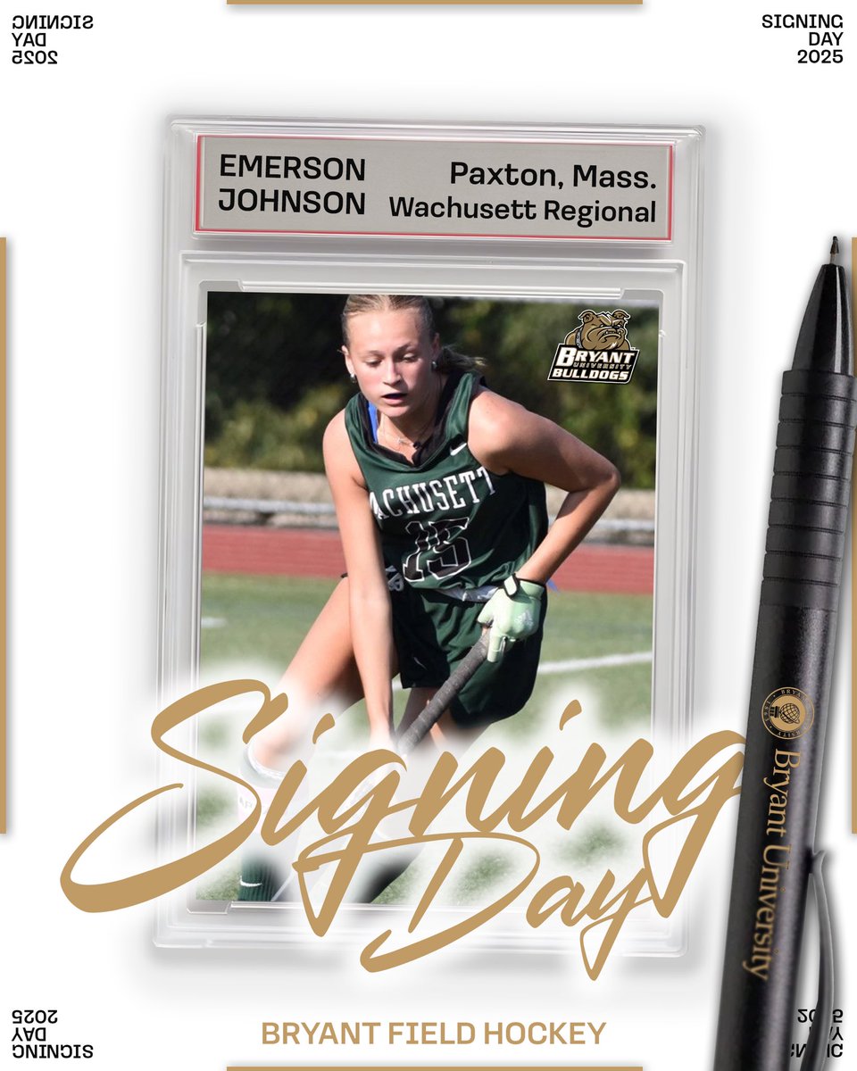 Welcome to the Bulldog family, Emerson!

Emerson is from Paxton, Mass., and Wachusett Regional.