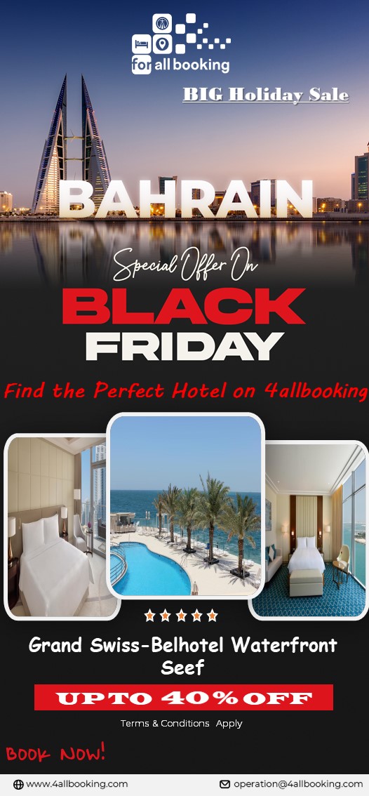 4allbooking's tweet photo. At 4allbooking , we bring you the best hotel and travel services deals and offers
catch our Black Friday offers now ! and Take advantage of our selection of premium hotels

#travel #blackfriday #discounts #vacation #4allbooking #offers #b2btravel https://t.co/xBjNu9i5cg
