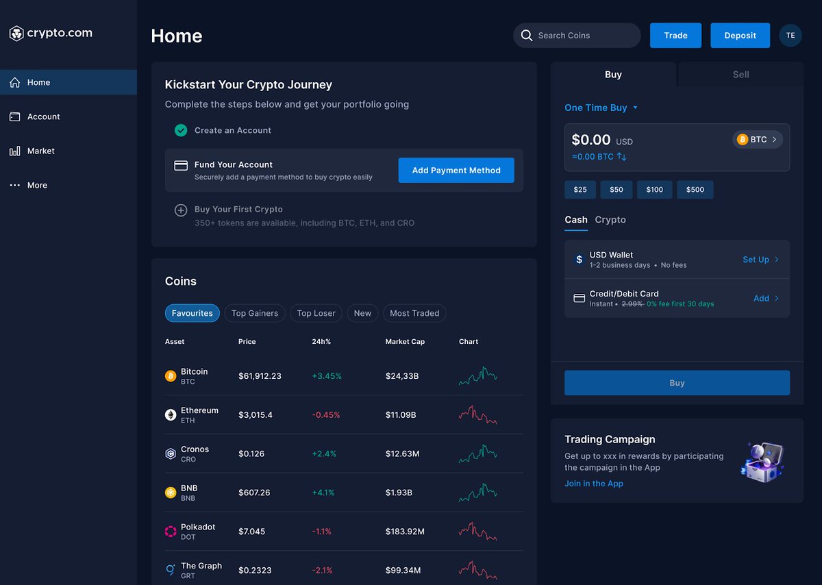 KaanCronos's tweet image. 🌐The Crypto.com Web App is now available to U.S. users at web.crypto.com! 🚀 Global rollout coming soon. Stay tuned for updates! 🌍🔜 #CROFam