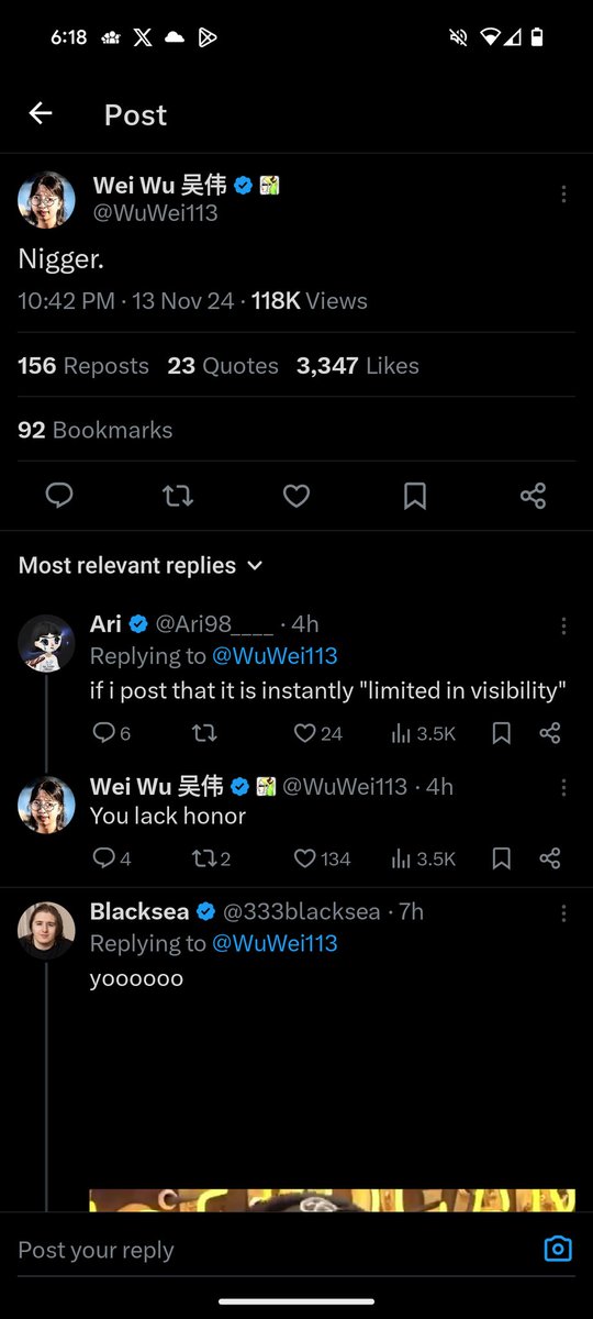 _jonathan_ahern's tweet photo. @WuWei113 Now why would you post this Wei Wu? ( are you flexing your "freedom of speech" amendment per chance? )

#theremaybebacklash #triggerword https://t.co/2rWM0Y59uQ