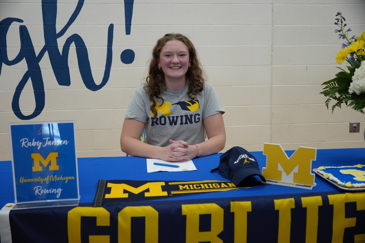 Thrilled to celebrate our college athletic commits! Congratulations to Izzy Busignani (University of Cincinnati Volleyball), Chloe Giethbrock (University of Arizona Volleyball), and Ruby Jansen (University of Michigan Rowing). We are praying for your continued success!