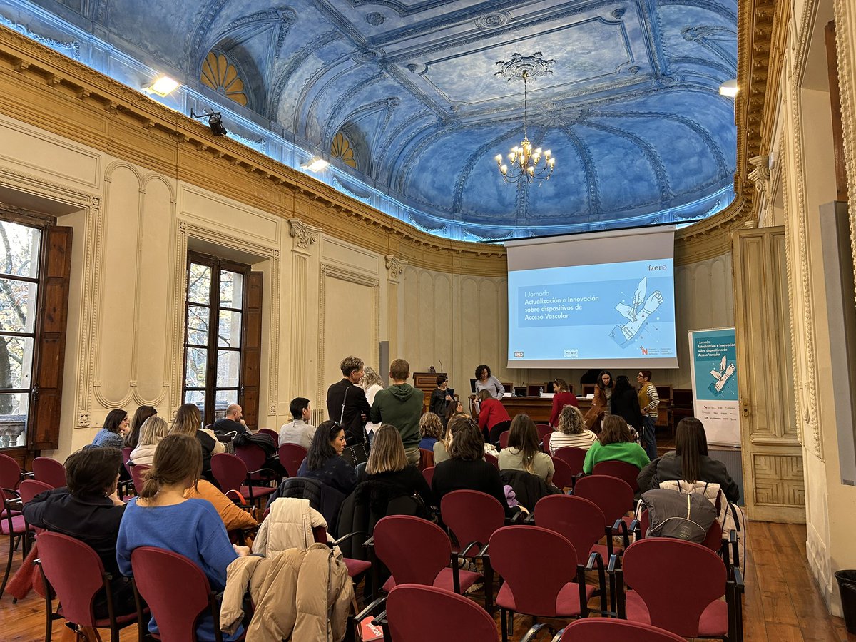 Esto ya va cogiendo forma. I jornada actualización e innovación sobre dispositivos de Accesos Vascular en Navarra #vascular #access <a href="/FlebitisZero/">FlebitisZero</a> <a href="/BpsoNavarra/">BpsoNavarra</a> #HUNa <a href="/salud_na/">Salud - Osasuna</a> Hospital 🏥 Universitario de Navarra