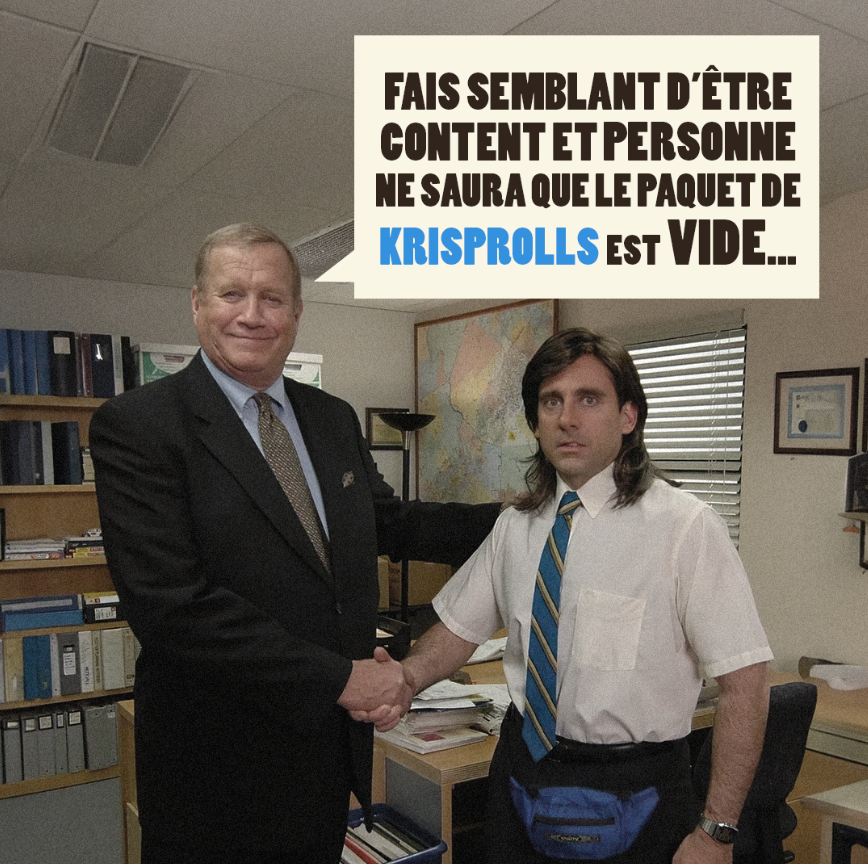 Message à caractère informatif à destination des #Foodlover du bureau
#Krisprolls #manger  #4PM #WORK