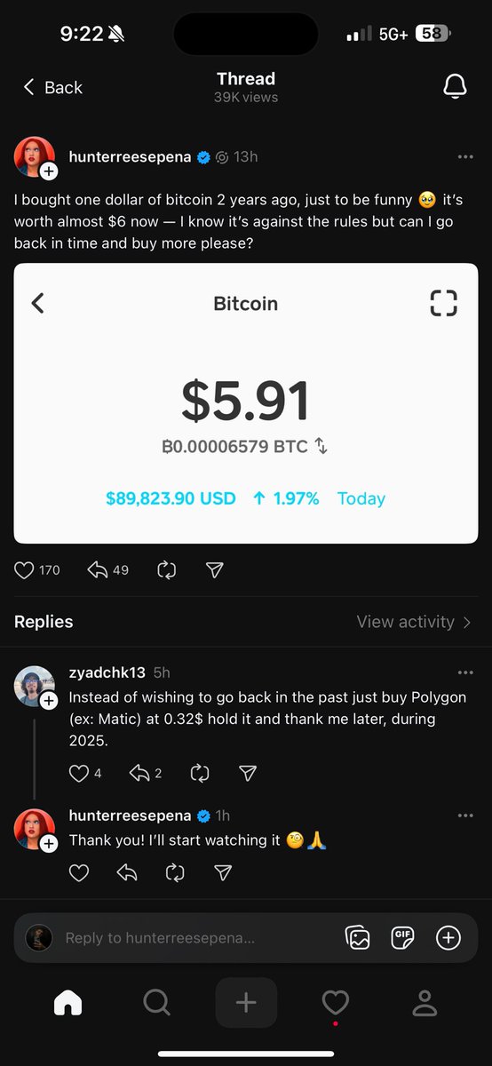 This is how normies are talking about crypto just yet, 

….