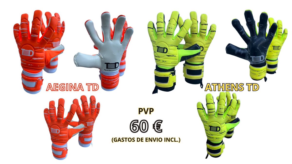 New TD Gloves are here!!!
Athens TD &amp; Aegina TD 🇬🇷 
“No pagues más por menos”
Size 5 to 10
<a href="/escuela_td/">EscuelaPorter@sTD</a> 
<a href="/tonidoblas1/">TONI DOBLAS</a>