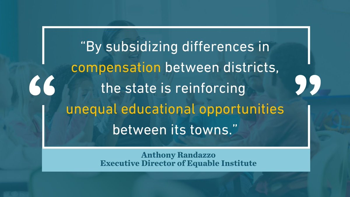 #PressRelease: CT’s Teacher #Pension Financing is Reinforcing #Inequity

Read all about it here: bit.ly/3Z6QZKg

#news #CTPensionSubsidy #CTPress