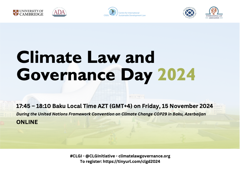 Climate Law and Governance Initiative tweet media