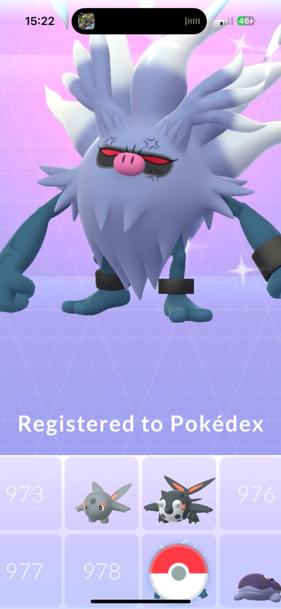 didinki01's tweet photo. @PokemonGoApp Lol 😆 nice shiny cetoddle 😃 https://t.co/AXmBhX2DUp