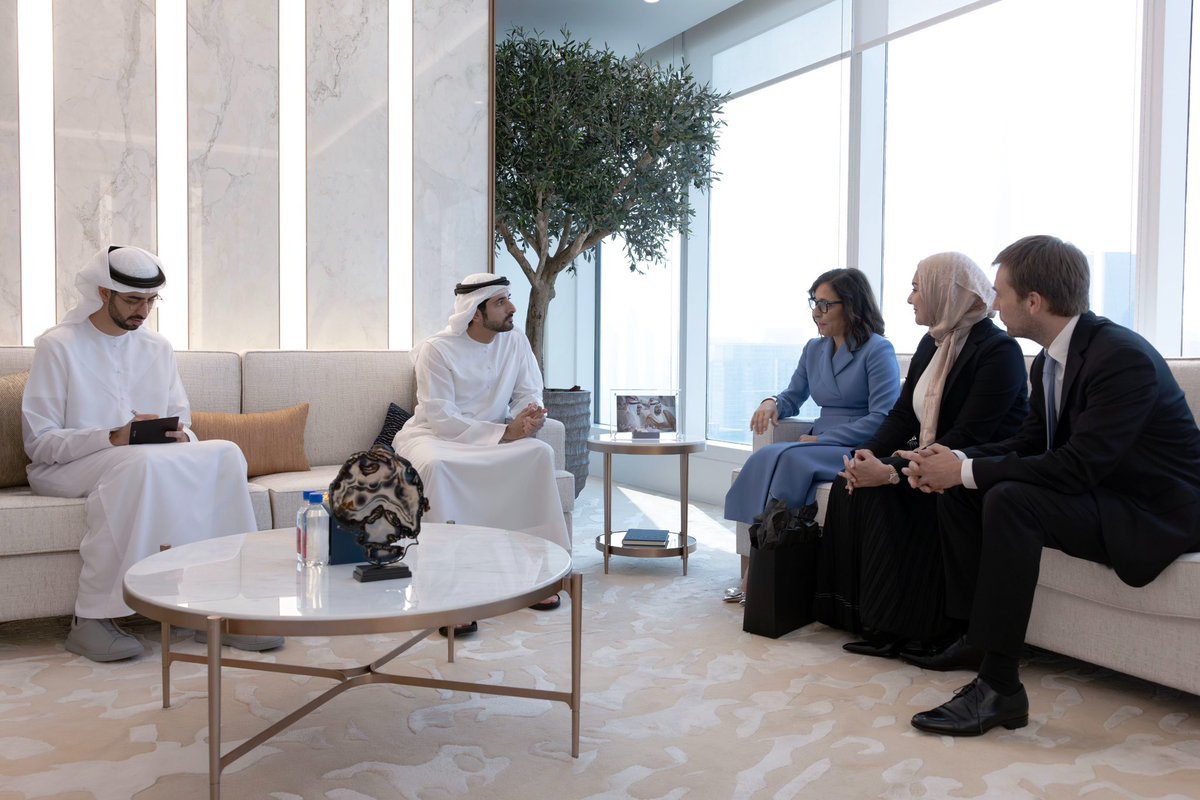 During a meeting with Linda Yaccarino, CEO of <a href="/X/">X</a> , I shared the UAE’s digital transformation priorities and Dubai's role in supporting social media platforms and the broader media industry with world-class services and infrastructure. Since opening its first MENA office in Dubai
