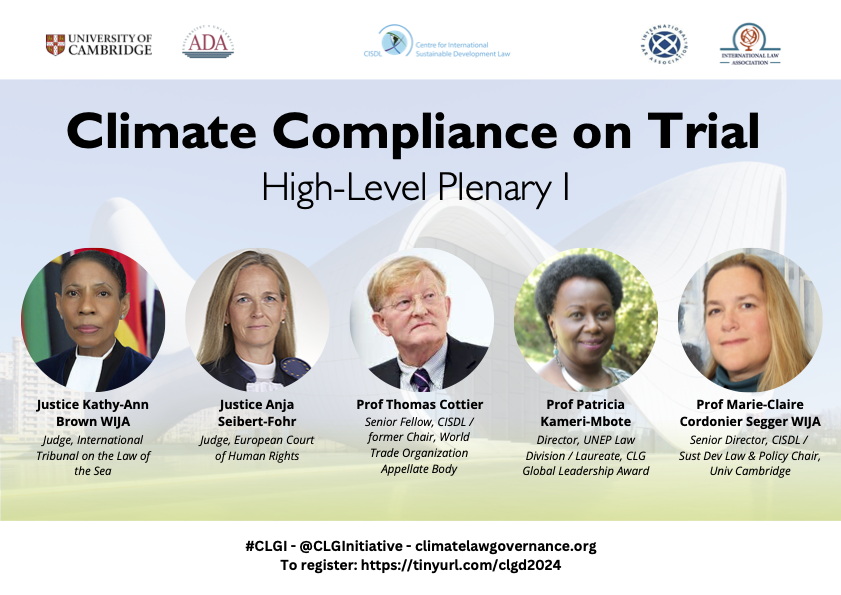 Join us online tomorrow from 10:00 – 10:40 Baku Local Time AZT (GMT+4) for Climate Compliance on Trial: High Level Plenary-I! 

Zoom link to join: us02web.zoom.us/j/81886336889