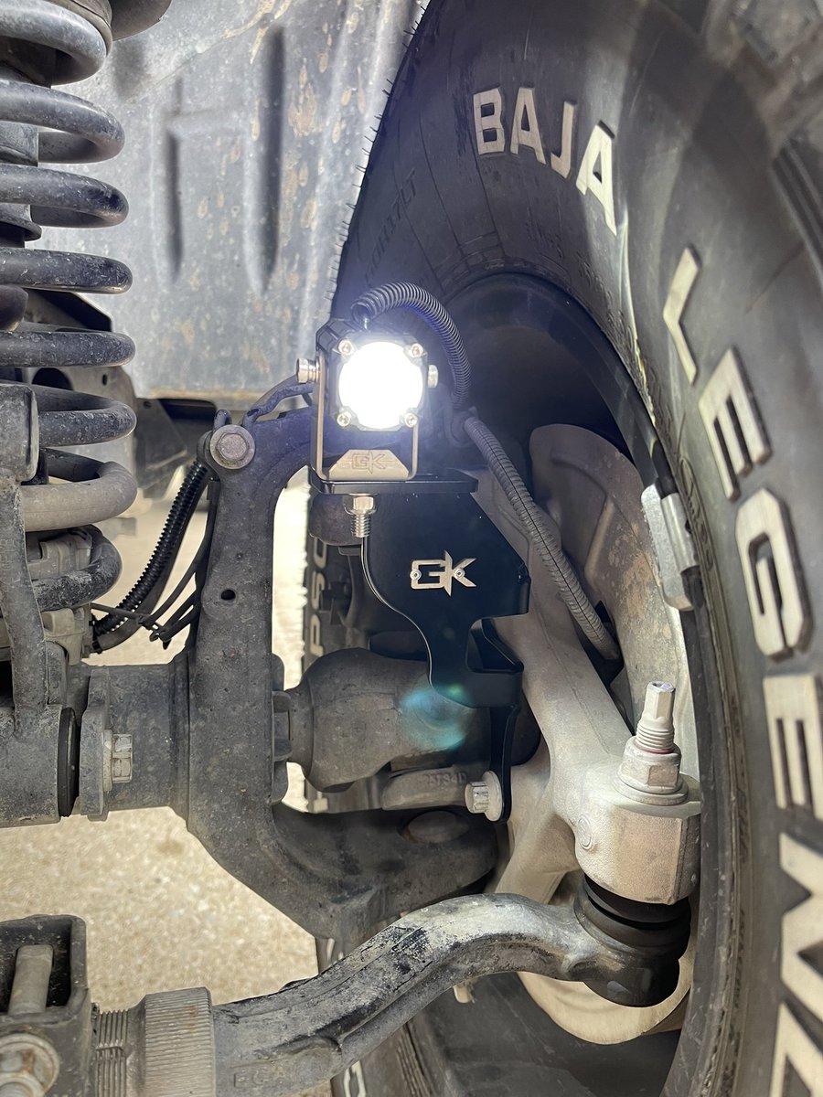 Knuckle Steering Lights @gatekeeperoffroad #gatekeeperoffroad #steeringlights #offroadlights