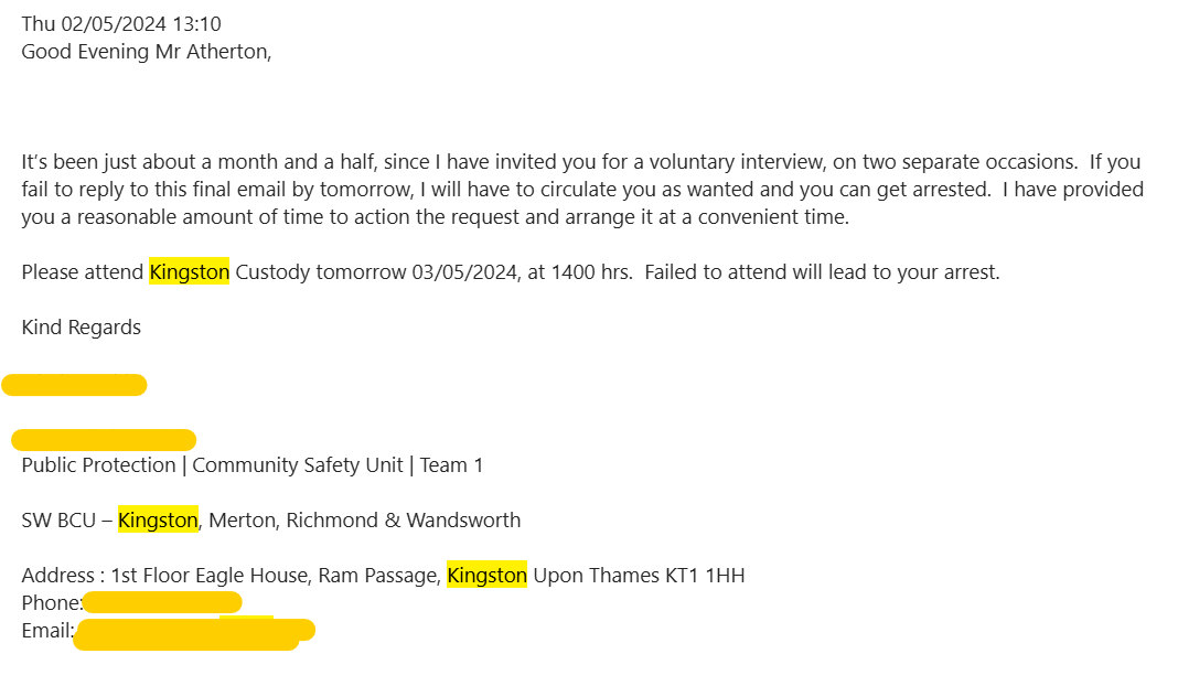 David Atherton tweet media