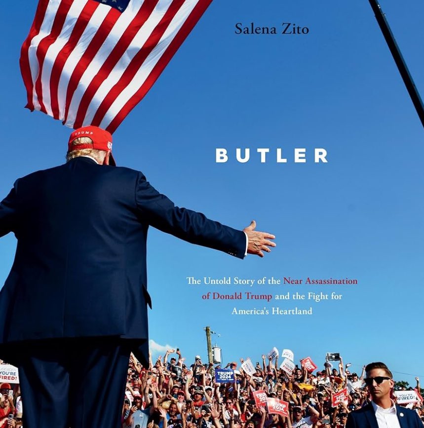Excited to announce my book “Butler“ is available for preorder it will be out on the anniversary of the assassination attempt on President Trump &amp; takes the reader on the untold details, in-depth conversations with the President &amp; how it impacted 2024 a.co/d/h3G7xIT
