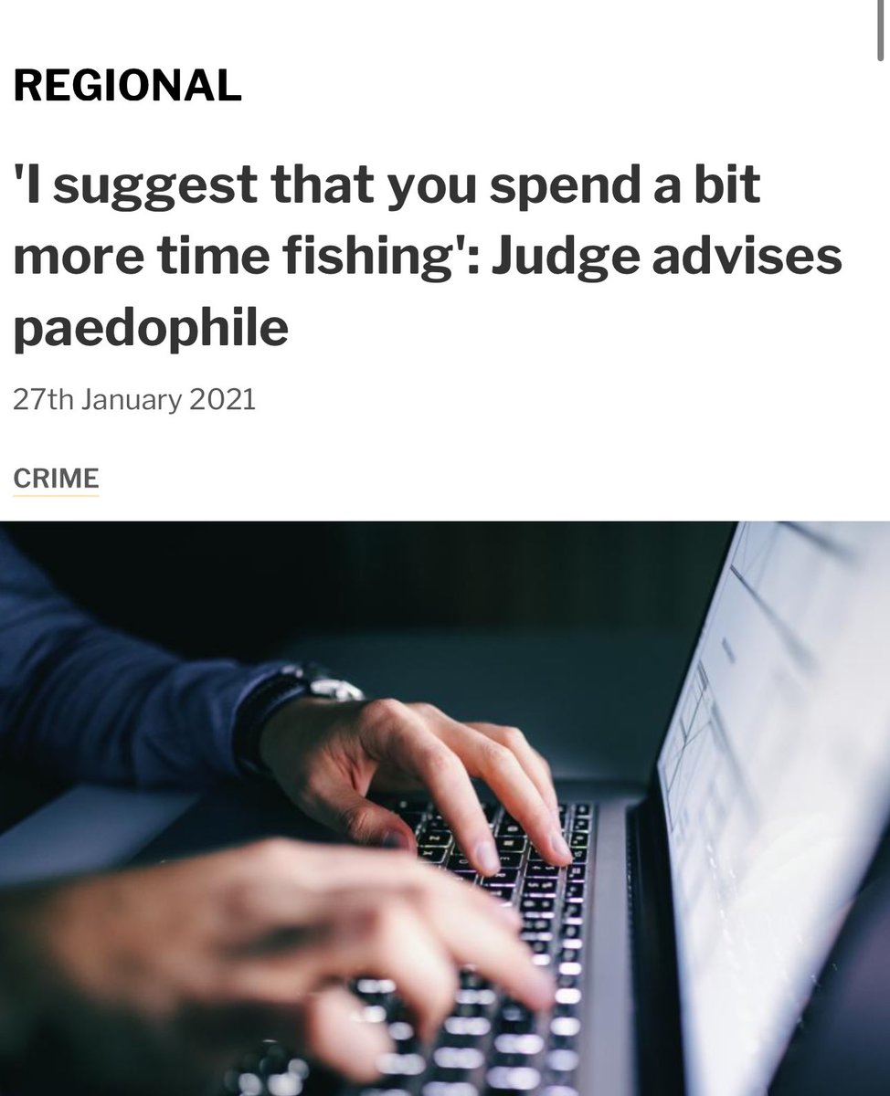 Slatzism's tweet photo. A British woman has been jailed for 9 months after calling migrants “tramps” in a TikTok livestream.

The same judge who sent her to prison previously let a pedophile walk free with a suggestion that he take up fishing instead of distributing child rape videos.