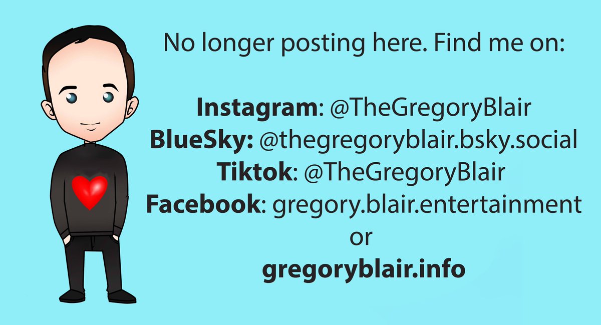 Adios X. Find me on: BlueSKy: bsky.app/profile/thegre…, IG <a href="/TheGregoryBlair/">Gregory Blair</a>, Facebook shorturl.at/fMyOi, or Tiktok tiktok.com/@thegregorybla…🥰#goodby #adios #movingon #itstime #overdue #goodbye #Farewell #follow #followme #filmmaker #Actor #writer #director #fyp #foryourpage