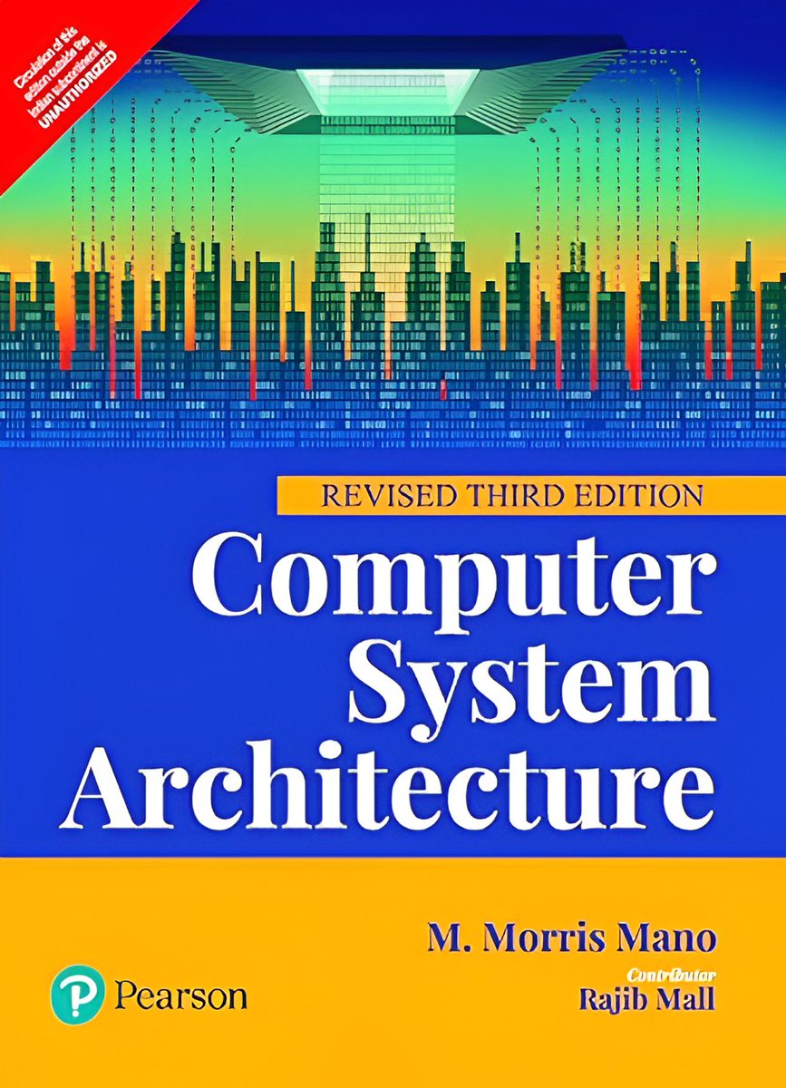 Abhishekcur's tweet image. The super beginner friendly book on "Computer Organization and Architecture", that everybody must read this.
-I learnt Computer Organization and architecture from this legendary book
-It makes me fascinated in organization and architecture
-It's absolutely fantastic and make you…