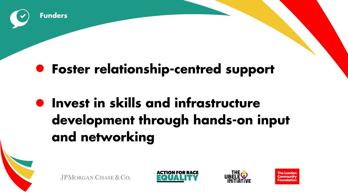 AREtweets_'s tweet image. What should funders think about when supporting Black, Asian and Minority-led groups?  

19 orgs on the #P2Eprogramme have helped ARE + @ubeleinitiative understand what matters when it comes to designing a more equitable funding landscape. 

Read more:
tinyurl.com/2eu59kat