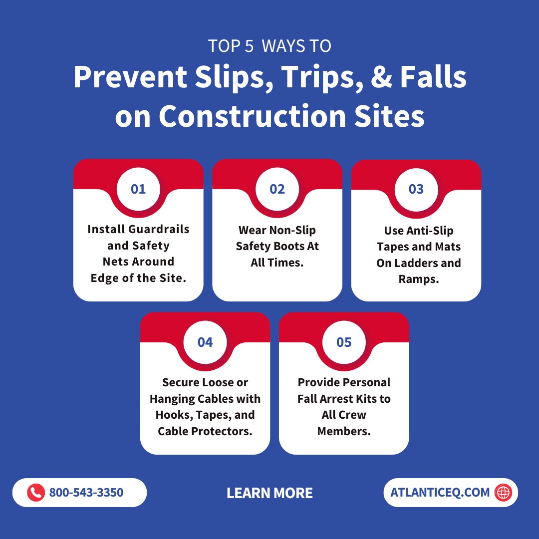 AtlanticEquip1's tweet photo. Equip your site with top tools for fall prevention with our selection of guardrails, boots, and more. Stay safe with Atlantic Equipment: https://t.co/hl5yAdWNdQ

#ConstructionPPE #FallPrevention #SafetyFirst #AtlanticEquipment https://t.co/WXORLKoJor